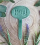 Help! Ceramic Herb Plant Marker - Image 2