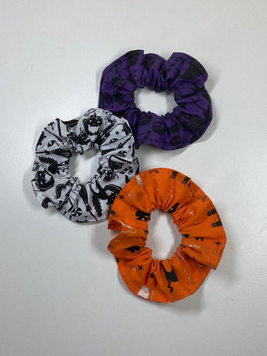 Trio of Spooky Scrunchies