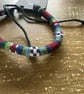Handmade Multicolor Woven Adjustable Bracelet  - Image 3