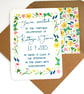 Wildflower Wedding invitation - Image 1