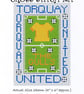 Torquay United Cross Stitch Kit Size 4" x 6"  Full Kit