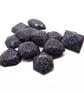 Gunmetal Glitter Cabochons, 15 Mini Flatback Glitter Gems - Image 6