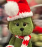 Handmade crochet Amigurumi soft plushie Grinch toy - Image 4
