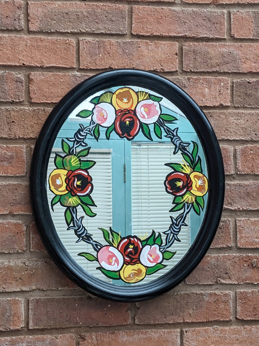 Hand painted Mirror