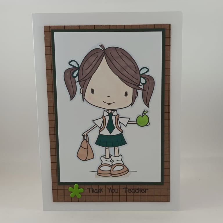 Thank you teacher card