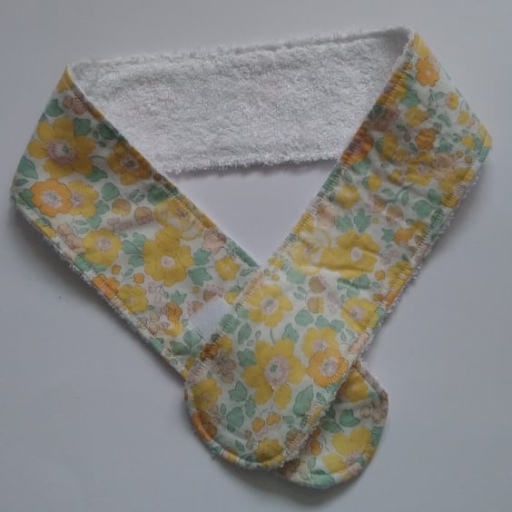 Bamboo Beauty Spa Headband with Yellow Floral Design