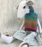 Handcrafted Textile Doll- June the Sheep - Image 3