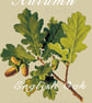 036 - Rustic English Oak and Acorns - Cross Stitch Pattern - Image 4