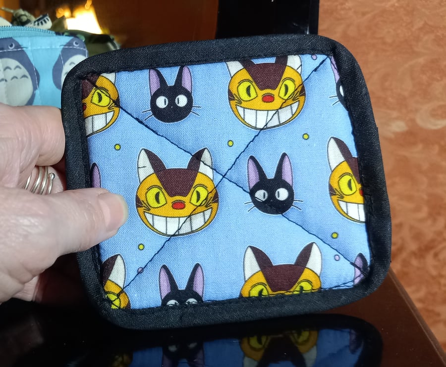 Single cellulose washing up sponge - Studio Ghibli Totoro design