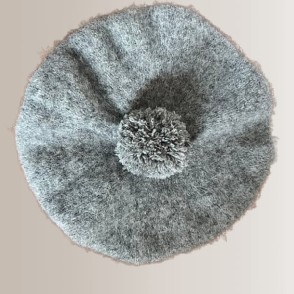 Alpaca with Wool Cardigan in Grey Blue - Chest size 92-97cms (38-38")