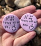 All of me loves all of you, pocket pebble wedding, engagement, love token gift   - Image 3