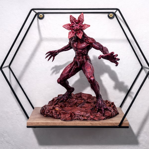 Demogorgon 3D Printed Figure Hand Painted Horror Display Model 200mm x 180mm