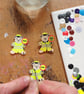 Lollipop Bear Badge, Handmade Lollipop Lady or Man Gift, School Crossing Patrol - Image 9