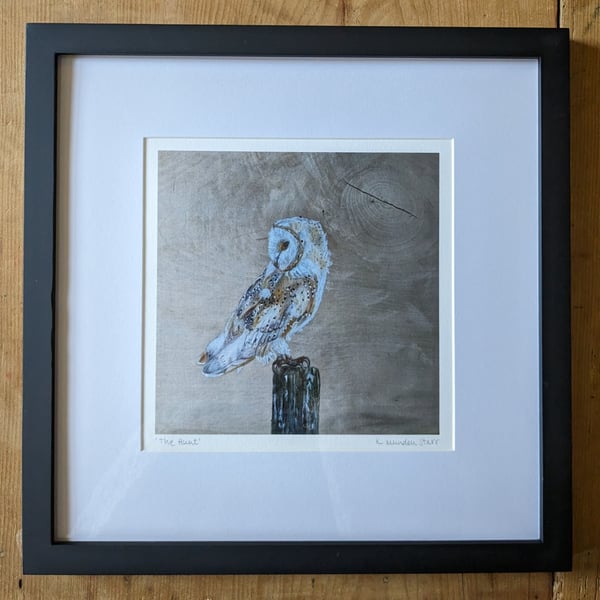 Framed Owl Giclee Print