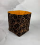 Clocks fabric basket, Steampunk storage bin, 2 options, Handmade - Image 3