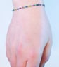 Sterling silver and Rainbow Agate handmade beaded bracelet - Image 9