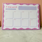 A New Week Desk Planner