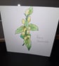 Original Handpainted Greetings Card- Yellow Deadnettle  - Image 2