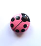 Pink Ladybird Stone - READY TO SHIP - Image 2