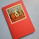 Mini Notebook featuring Tom Cat Painting Image
