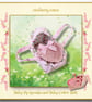 A Bunny Rabbit Quilted Cradle for the baby Cotton Tails
