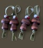 Little Traditional Style Christmas Mushroom Ornaments set of 4 