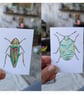 Set of 10 Insect ACEO Illustrations  - Image 3