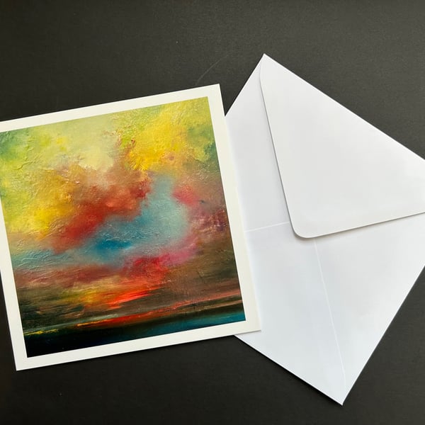 When We Met - Greeting Card (Art)