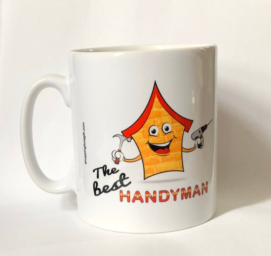 The Best Handyman Mug. Gifts, Mugs for a Handyman for Birthdays, Christmas