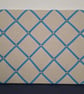 Notice board - Natural and blue braid.  - Image 1