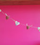 Clay Heart Bunting