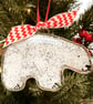 Fused Glass Polar Bear - Image 1
