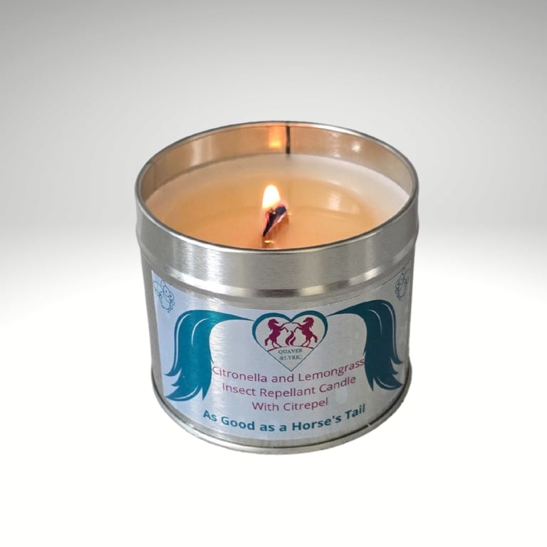 Citronella and Lemongrass Insect Repellent Candle With Citrepel