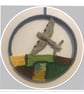 Crocheted Lancaster bomber hoop - Image 2
