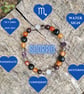 Scorpio Zodiac Star Sign Gemstone Bracelet  - Image 1