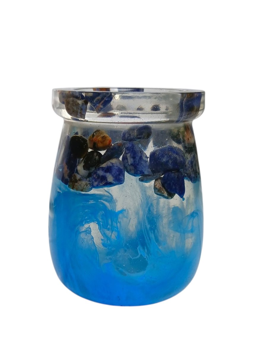 Lapis Lazuli Tideglass Mini Vase