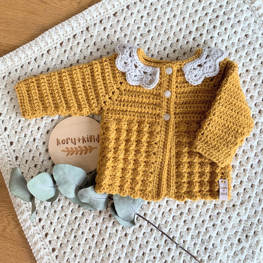 The Bridgerton Cardigan - Wool Blend - Modern Baby Gift