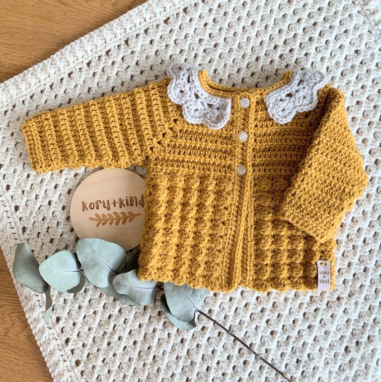 The Bridgerton Cardigan - Wool Blend - Modern Baby Gift