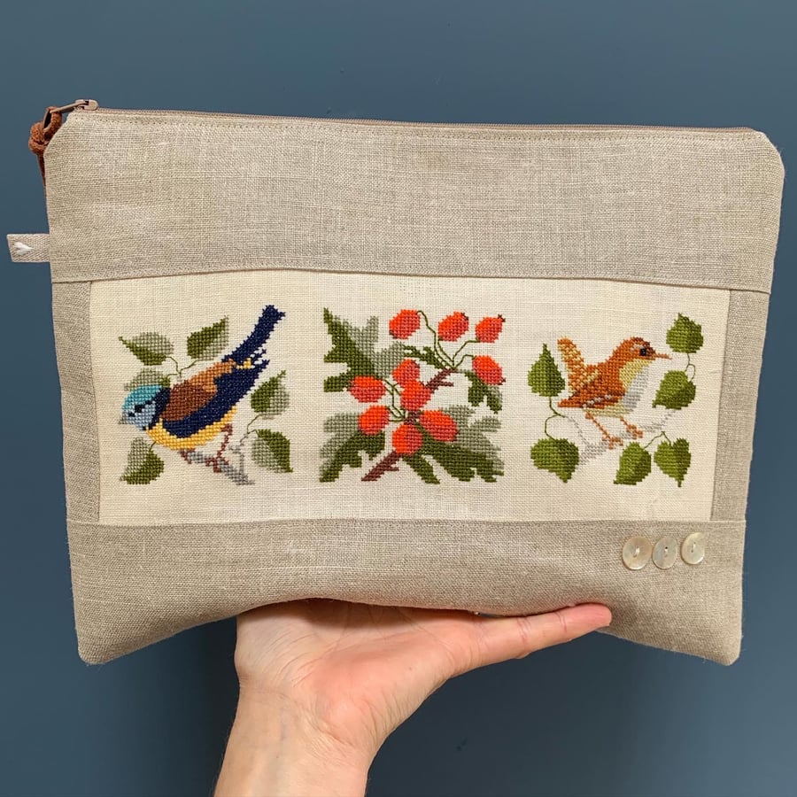 Stitchbird Zippered Purse Stitchbird Zippered Purse