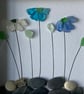 Floral sea glass and pebble art made in Cornwall  - Image 2