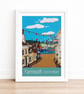 Yarmouth travel poster print by Susie West