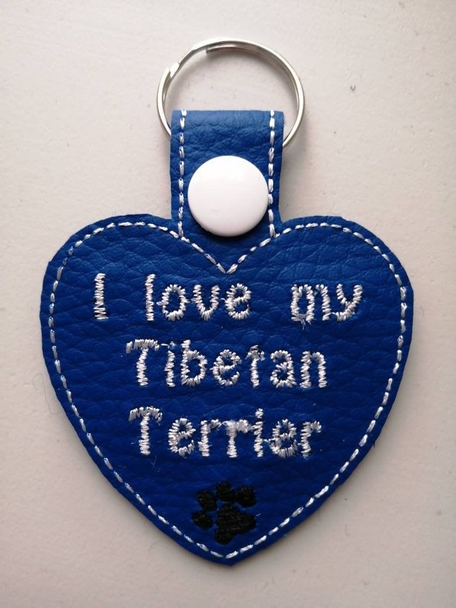 397. I love my Tibetan Terrier keyring.