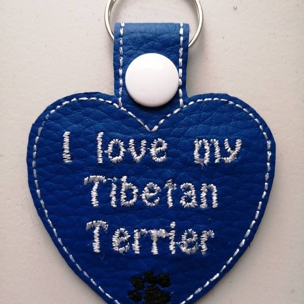 397. I love my Tibetan Terrier keyring.