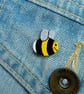 Bee Brooch, Handmade Bee Gift, Bumble Bee Pin, Bumblebee Gift - Image 2