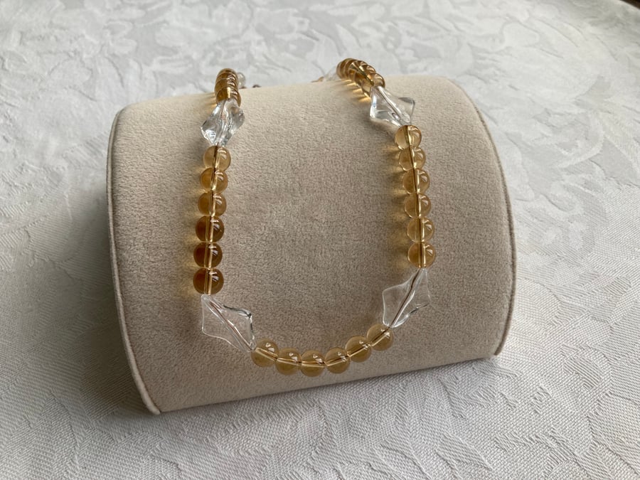 Champagne & Ice necklace 