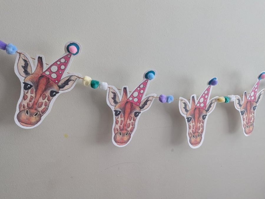 Giraffe Birthday Bunting