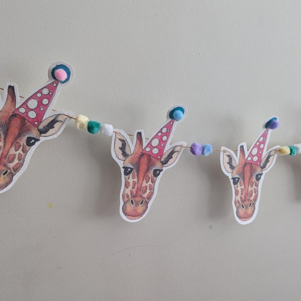 Giraffe Birthday Bunting