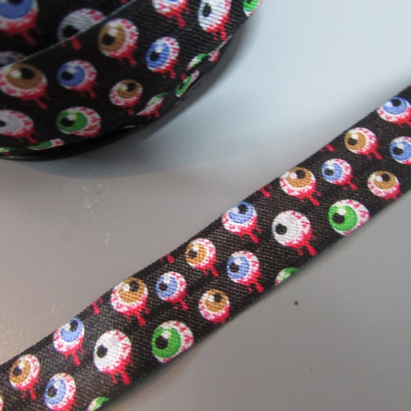 Eye ball Fold Over Elastic x 1 metre
