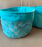 Turquoise Storage Pots  - Image 4