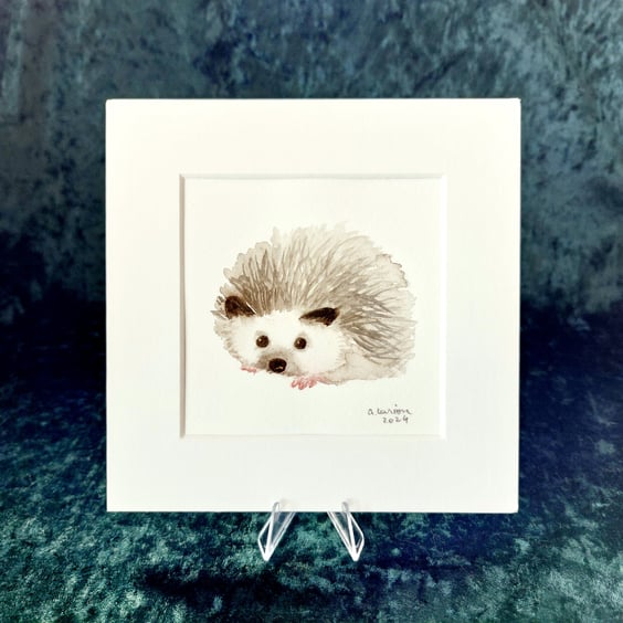 Hedgehog - Original Watercolour Painting
